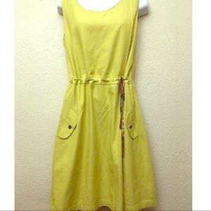 matilda jane dear henry yellow medium dress